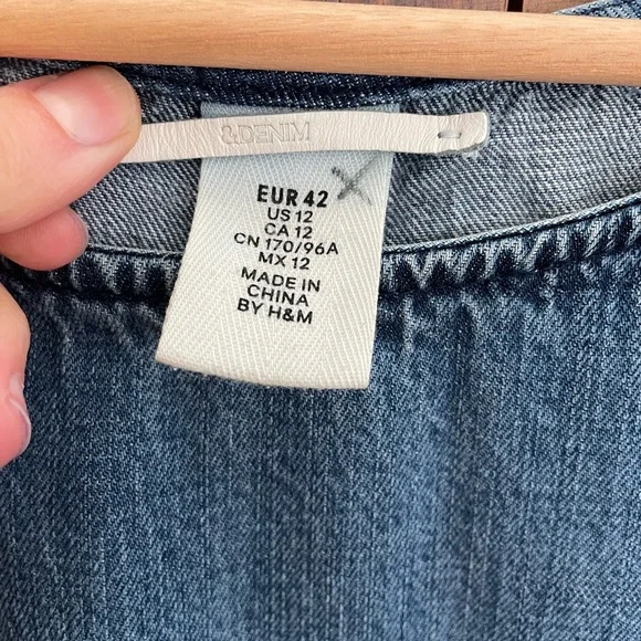 Perfect Lyocell Denim Shift Dress - Picture 6 of 6